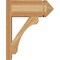 Ekena Millwork Legacy Arts & Crafts Rough Sawn Outlooker, Western Red Cedar, 8"W x 18"D x 22"H OUT08X18X22LEC03RWR - alternate 4